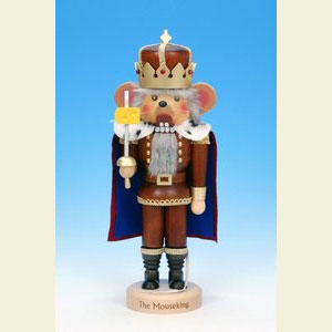 Nutcrackers Famous Persons Nutcracker Mouseking natural colors - 40,0 cm / 16 inches