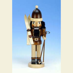 Nutcrackers Hobbies Nutcracker Skier natural colors - 41,0 cm / 16 inch