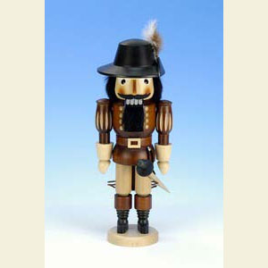 Nutcrackers Soldiers Nutcracker Musketeer natural colors - 36,0 cm / 14 inch