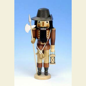 Nu�knacker Berufe Nussknacker Nachtw�chter natur - 37,0 cm