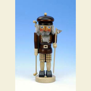 Nutcrackers Hobbies Nutcracker Golf player natural colors - 36,0 cm / 14 inch