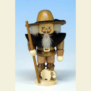 Nutcrackers Professions Nutcracker Shepherd natural colors - 15,0 cm / 6 inch