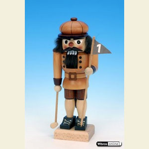 Nu�knacker Hobbies Nussknacker Golfspieler natur - 24,5cm
