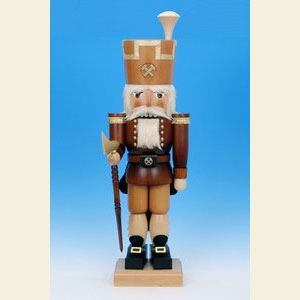 Nu�knacker Berufe Nussknacker Bergmann natur - 79,5 cm