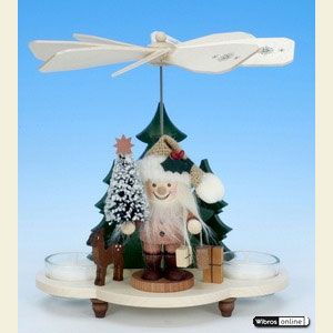 Weihnachtspyramiden 1-st�ckige Pyramiden Weihnachtsmann - 19,5cm
