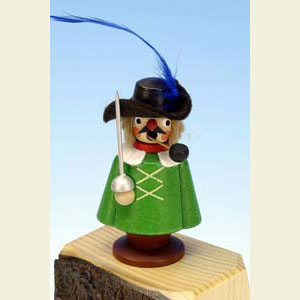 Smokers Misc. Smokers Smoker Musketeer green - 11,5 cm / 5 inch