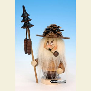 R�ucherm�nner Sonstige Figuren R�ucherm�nnchen Wichtel - Zapfenmann - 13,5 cm