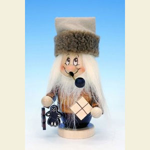 R�ucherm�nner Sonstige Figuren R�ucherm�nnchen Miniwichtel mit P�ckchen - 14,0 cm