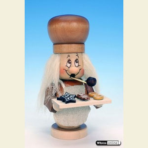 R�ucherm�nner Berufe R�ucherm�nnchen Miniwichtel B�cker - 15cm