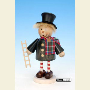 R�ucherm�nner Berufe R�ucherm�nnchen Schornsteinfeger - 19 cm