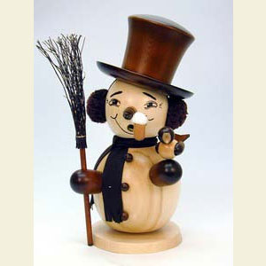 Smokers Snowmen Smoker Snowman natural colors - 50,0 cm / 20 inch
