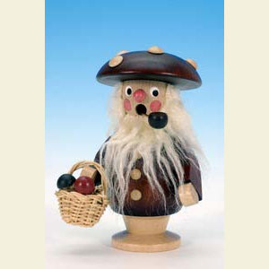 R�ucherm�nner Sonstige Figuren R�ucherm�nnchen Pilzmannl natur - 10,0 cm