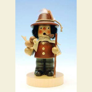 Smokers Professions Smoker Bird salesman natural colors - 19,0 cm / 7 inch