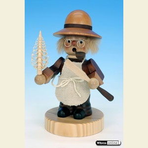 R�ucherm�nner Berufe R�ucherm�nnchen B�umchenstecher natur - 19,5cm