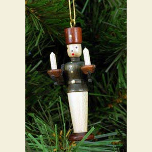 Kleine Figuren & Miniaturen Baumschmuck Sonstiger Baumschmuck Baumbehang Bergmann natur - 5,5 cm - 6 St�ck
