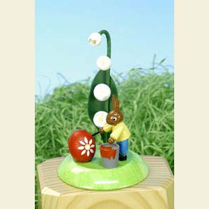 Small Figures & Ornaments Animals Rabbits Easter Bunny Painter - 11,0 cm / 4 inch