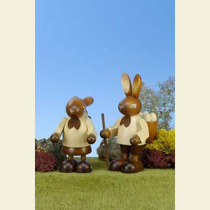 Kleine Figuren & Miniaturen Tiere Hasen Hasenmann natur - 16,0 cm