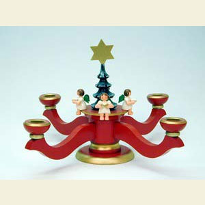 World of Light Candle Holder Misc. Candleholders Candle holder advent red - 20,0 cm / 8 inch