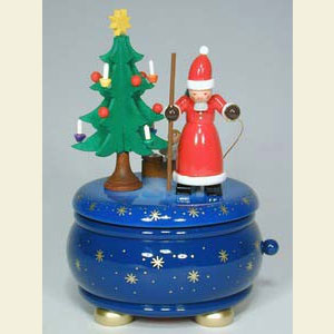 Music Boxes Christmas Music Box Santa Claus - d 12,0 cm / 5 inch