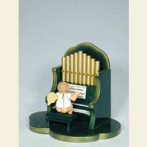 Music Boxes Angels Music Box Organ green - 12,0 cm / 5 inch