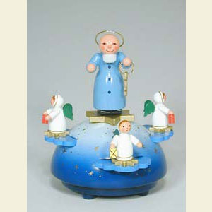 Spieldosen Weihnachten Spieldose Petrus - d 10,0 cm