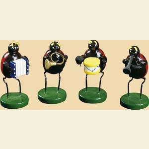 Kleine Figuren & Miniaturen Osterartikel K�ferkonzert - 5 cm
