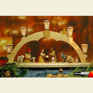 Schwibb�gen Alle Schwibb�gen Schwibbogen Geburt - elektrisch beleuchtet - 48 cm
