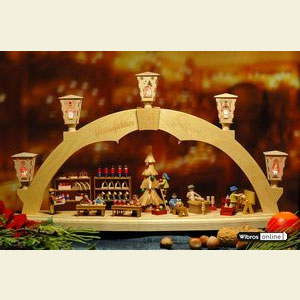 Schwibb�gen Alle Schwibb�gen Schwibbogen Schauwerkstatt - elektrisch beleuchtet - 48 cm