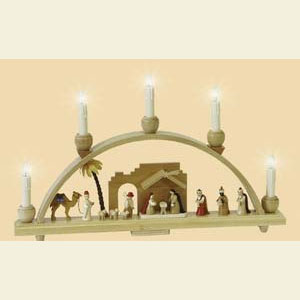 Schwibb�gen Alle Schwibb�gen Schwibbogen Christ Geburt - 48 x 28 cm