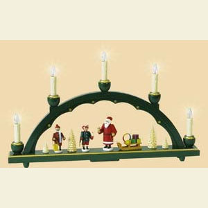 Schwibb�gen Alle Schwibb�gen Schwibbogen Weihnachtsmann - 48 x 28 cm