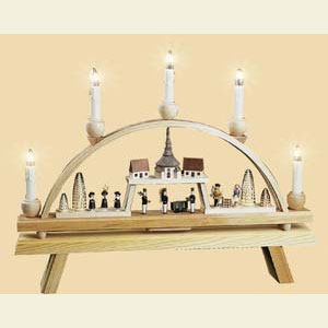 Candle Arches All Candle Arches Candle Arch Seiffen Village - 19 x 11 inch - 48 x 28 cm