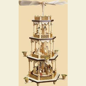 Christmas-Pyramids 3-tier Pyramids 3- tier Pyramid Nativity Scene - 21 inch - 54 cm