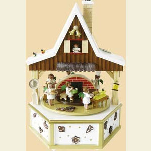 Music Boxes Angels Music Box Angel bakery - 13 inch - 34 cm