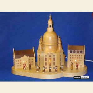 World of Light Light Houses Christmas hill - electrical - 28 cm / 11 inch