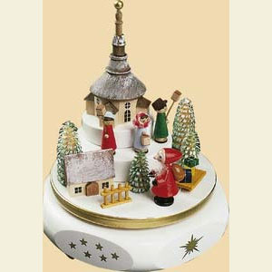 Spieldosen Weihnachten Spieldose Seiffener Christmette - 17 cm