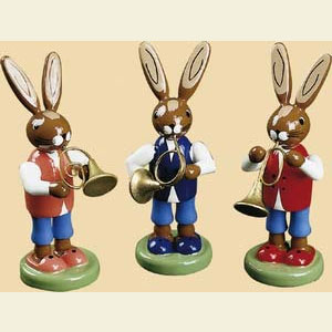Small Figures & Ornaments Animals Rabbits Bunny strio - 3 inch - 8 cm