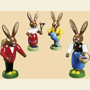 Small Figures & Ornaments Animals Rabbits Bunny family - 5 inch - 12 cm