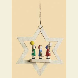Small Figures & Ornaments Tree Ornaments Misc. Tree Ornaments Star and Lantern-children - 3 inch - 8 cm