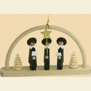 Kleine Figuren & Miniaturen Baumschmuck Sonstiger Baumschmuck Schwibbogen - Kurrende - 4,5 cm