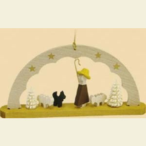 Kleine Figuren & Miniaturen Baumschmuck Sonstiger Baumschmuck Schwibbogen - Sch�fer - 4,5 cm
