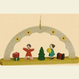 Kleine Figuren & Miniaturen Baumschmuck Sonstiger Baumschmuck Schwibbogen - Kinder - 4,5 cm