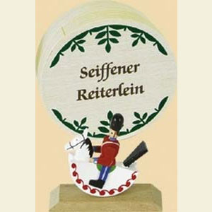 Small Figures & Ornaments everything else Wooden Collectors Box Horserider - 3 inch - 7,5 cm