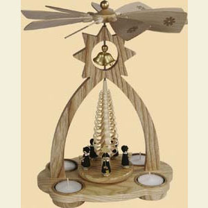 Christmas-Pyramids 1-tier Pyramids 1- tier Bell-Pyramid Carolers - 11 inch - 29 cm