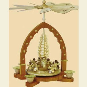 Weihnachtspyramiden 1-st�ckige Pyramiden 1- st�ckige Pyramide Engelskonzert - 27 cm