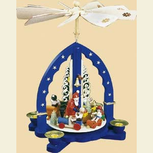 Christmas-Pyramids 1-tier Pyramids 1- tier Pyramid Christmasfun - 11 inch - 27 cm