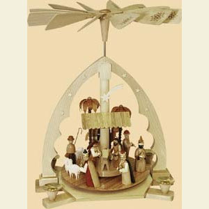 Weihnachtspyramiden 1-st�ckige Pyramiden 1- st�ckige Pyramide Christi Geburt - 40 cm