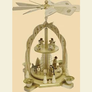 Christmas-Pyramids 2-tier Pyramids 2- tier Pyramid Angel - 12 inch - 31 cm