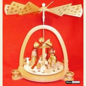 Weihnachtspyramiden 1-st�ckige Pyramiden Pyramide Christi Geburt - 40 cm