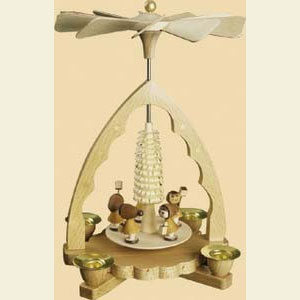 Weihnachtspyramiden 1-st�ckige Pyramiden 1- st�ckige Pyramide Laternenkinder - 19 cm