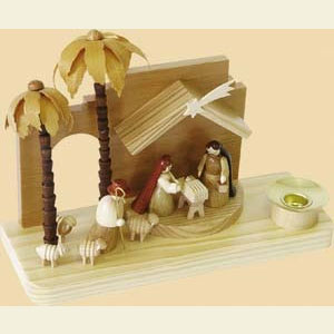 Kleine Figuren & Miniaturen Krippen Orientalische Krippe - 14 cm